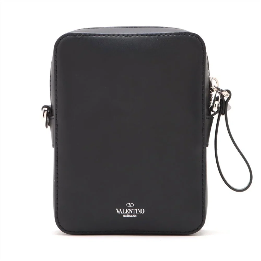 Sold✅Valentino VLTN Leather Shoulder bag Black - Picture 4 of 7